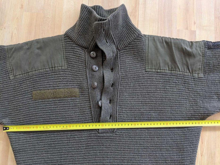Sweter Austriacki Strzelców Górskich ORYGINAŁ! Wojskowy Wełniany gruby