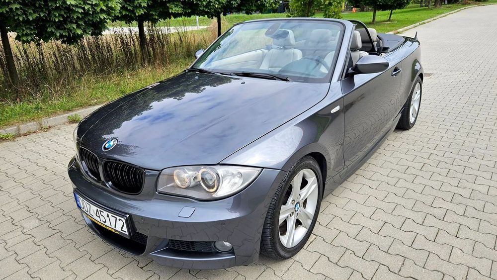 BMW Seria 1 120D Kabrio M-Pakiet Skóra Xenon Nawi Ringi El. Dach Grzane Fotele