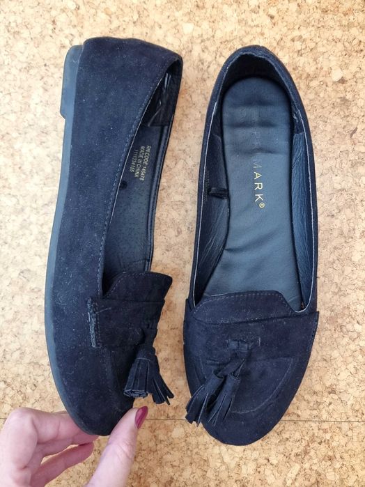 Sabrinas/ sapatos rasos pretos Primark, tamanho 37