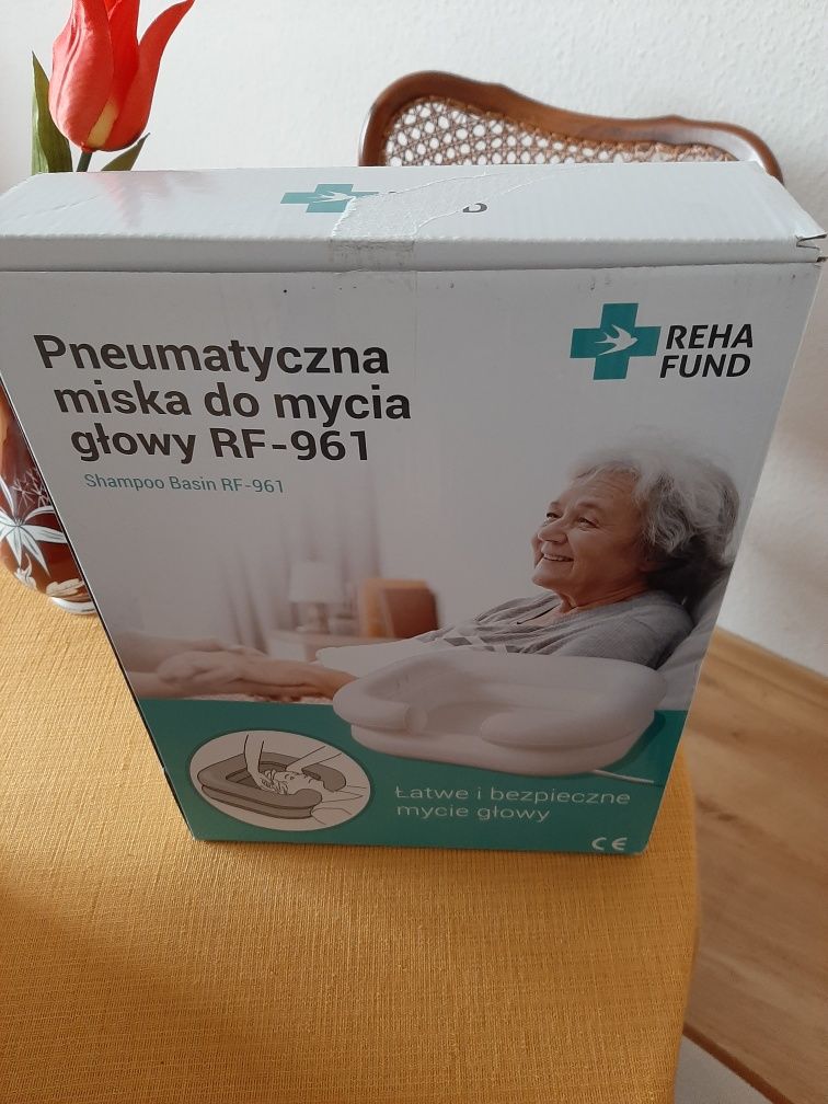 Miska do mycia głowy na powietrze