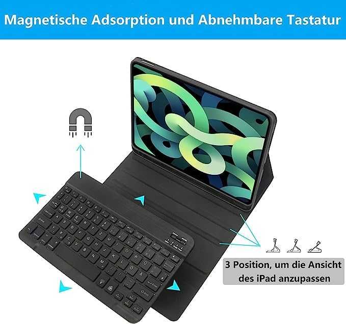 Etui z klawiaturą do iPad Dingrich niemiecka