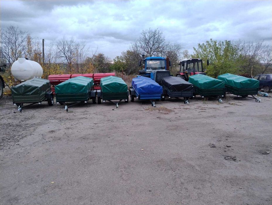 НОВИЙ УНІВЕРСАЛЬНИЙ ПРИЦЕП с завода 2000/1300/410  Доставка. Гарантія.