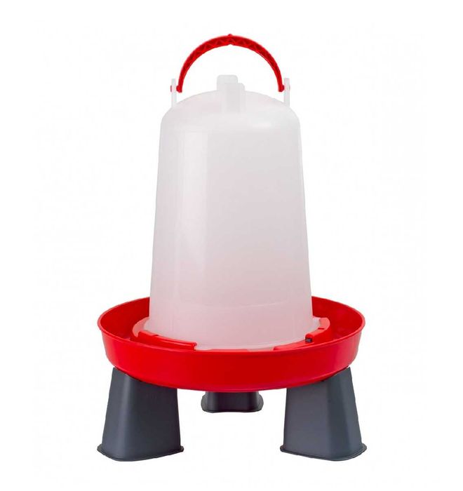 Zestaw Korytko Metalowe 100Cm I Poidło 6L Na Nóżkach