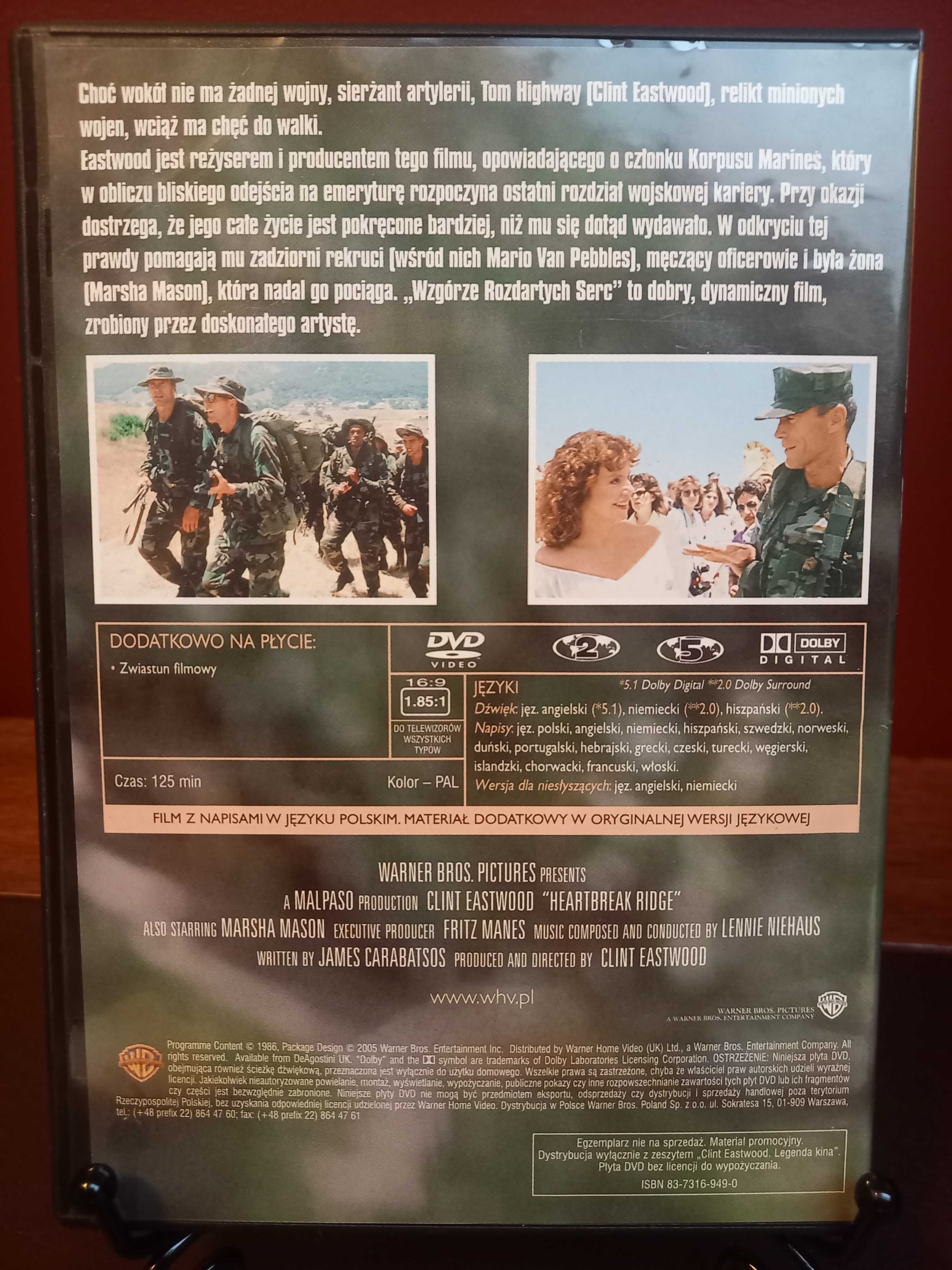 Clint Eastwood  Wzgórze złamanych serc dvd