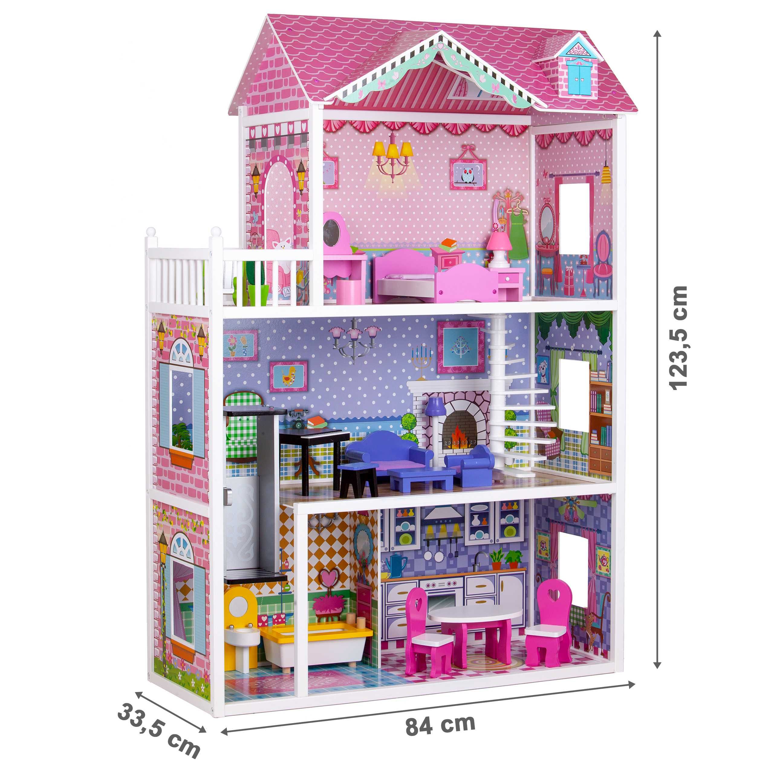 Большой кукольный домик для барби, будиночок ляльковий барбі Ecotoys