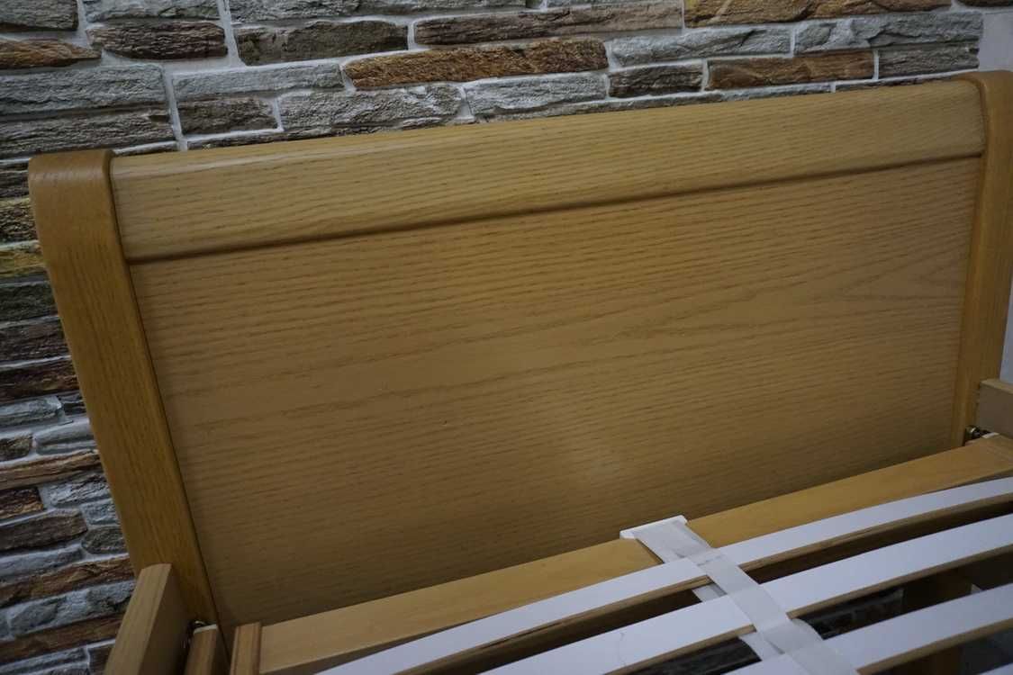 Łóżko Dąb Dębowe Jasny z Elektrycznym Stelażem 90x190 (s-711)