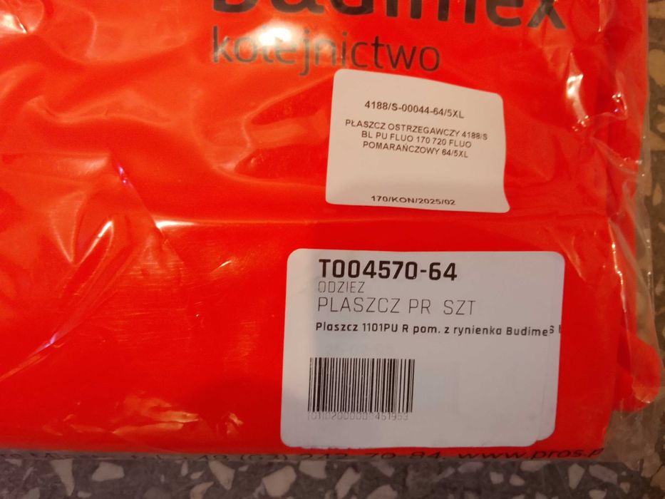 NOWY płaszcz przeciwdeszczowy + spodnie