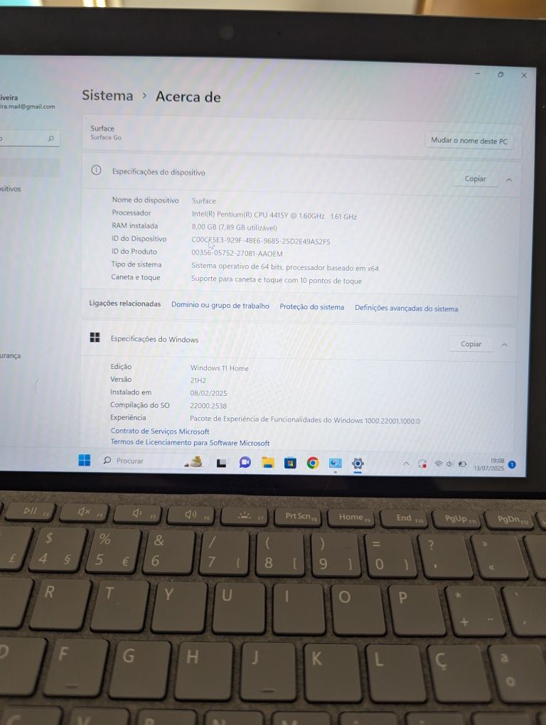 Microsoft surface go