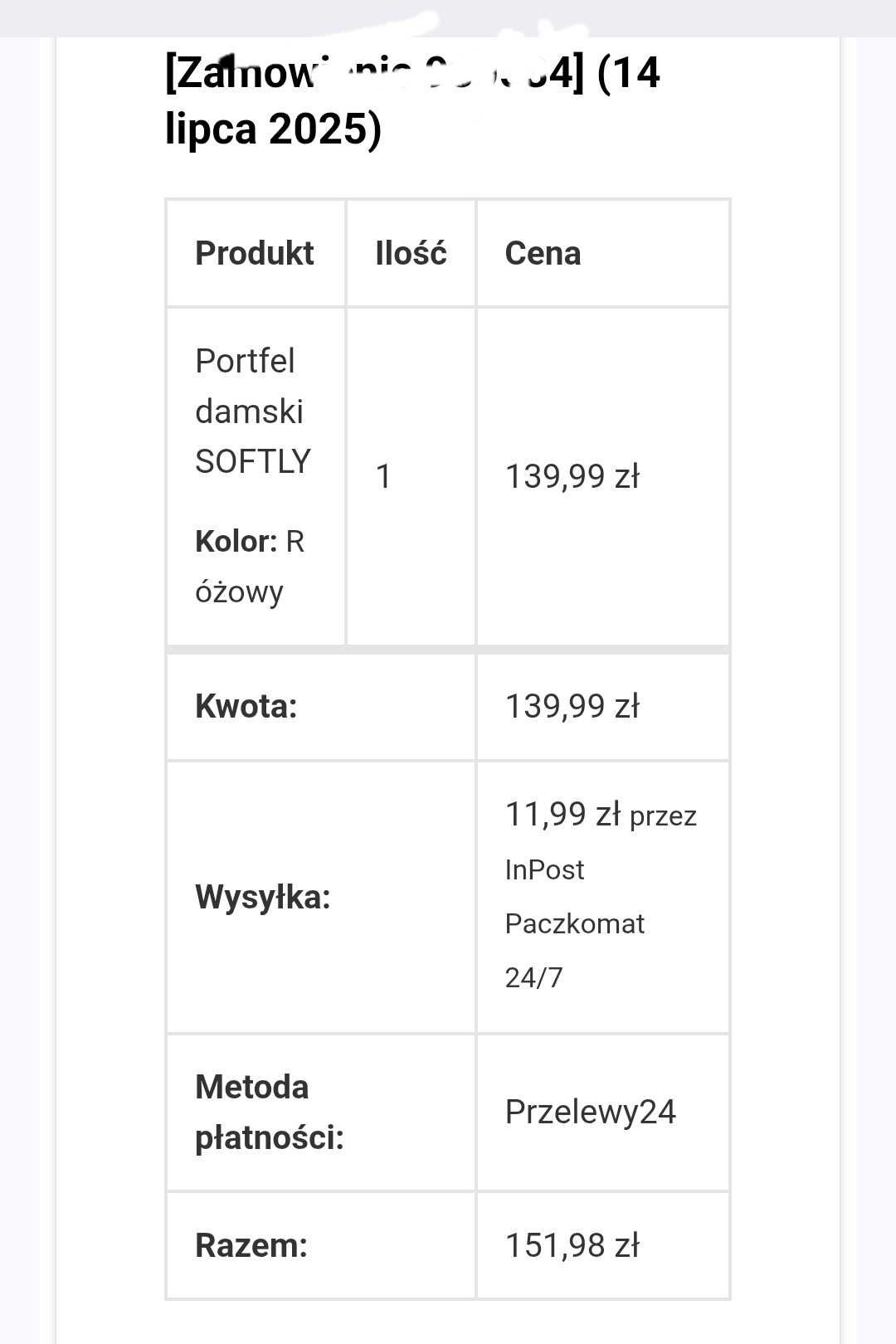 Portfel skórzany damski