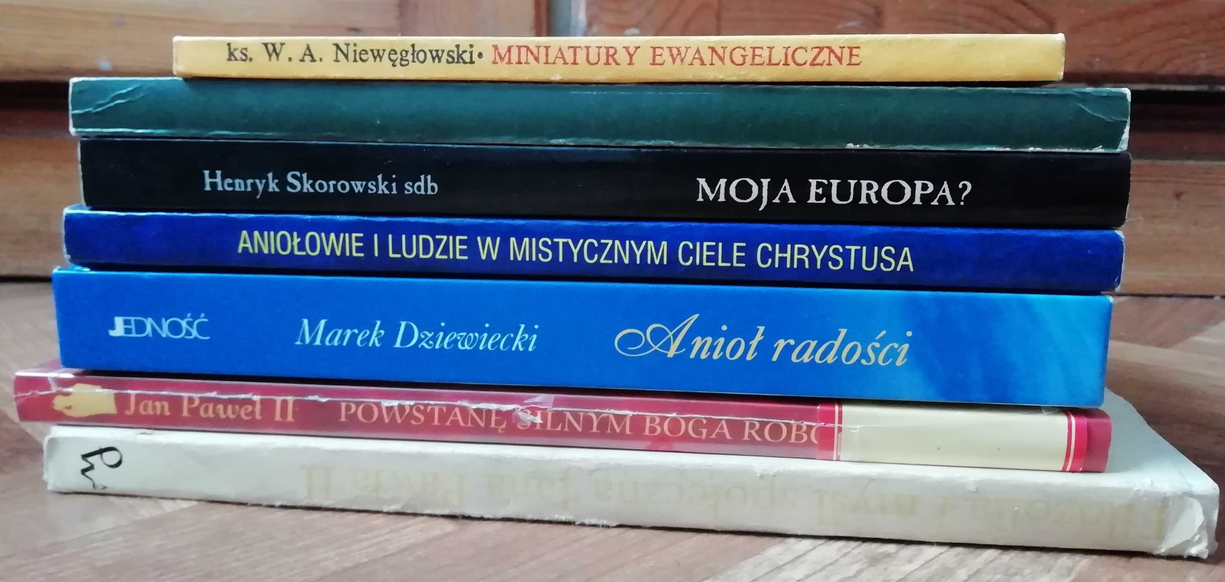 7x KATOLICKIE Chrześcijańskie książki zestaw