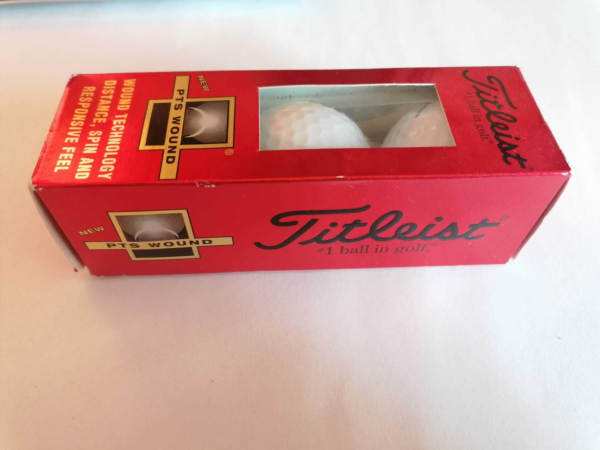 NOWE ORYGINALNE 3 białe piłki do golfa TITLEIST-pts wound