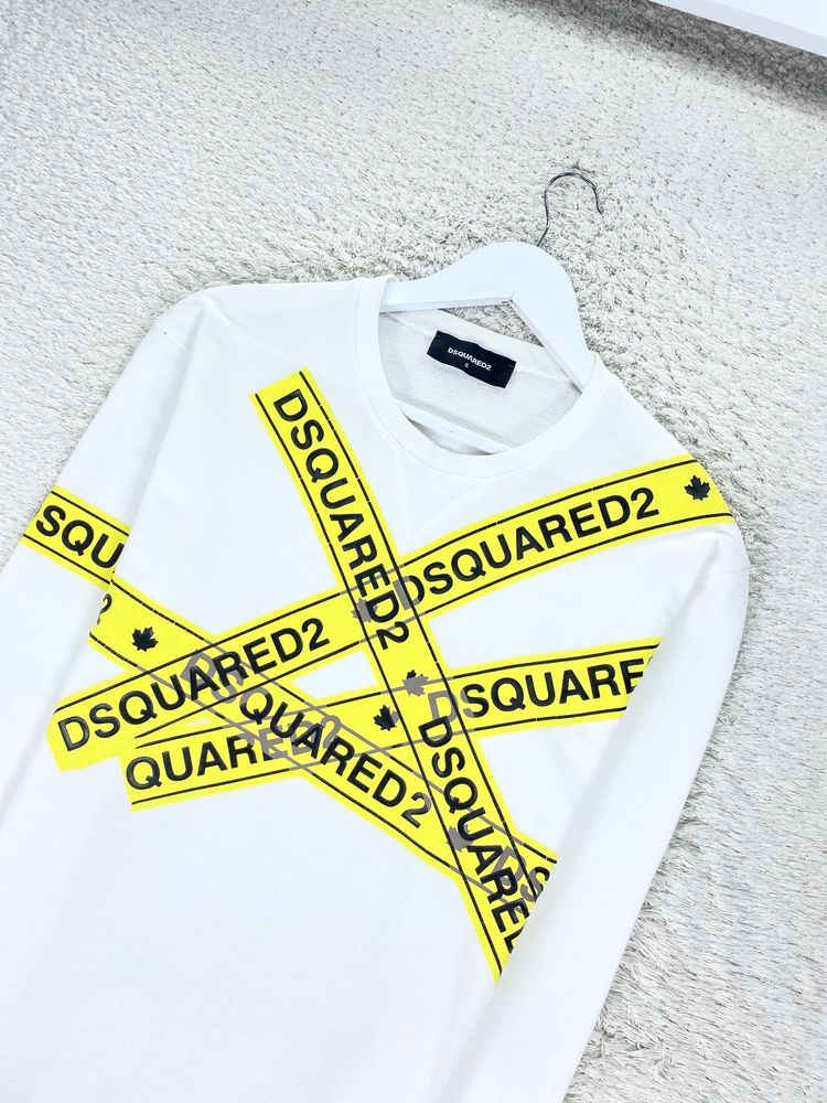 Белоснежный свитшот Dsquared2 big logo