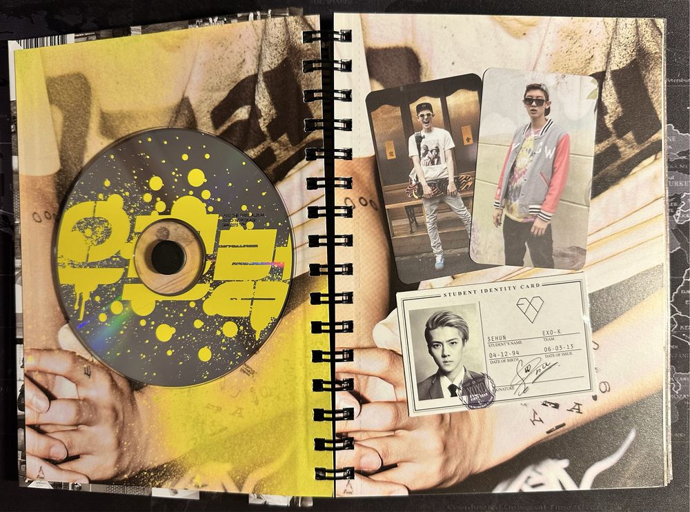 KPOP EXO - Growl (Chanyeol, Sehun) wersja koreańska