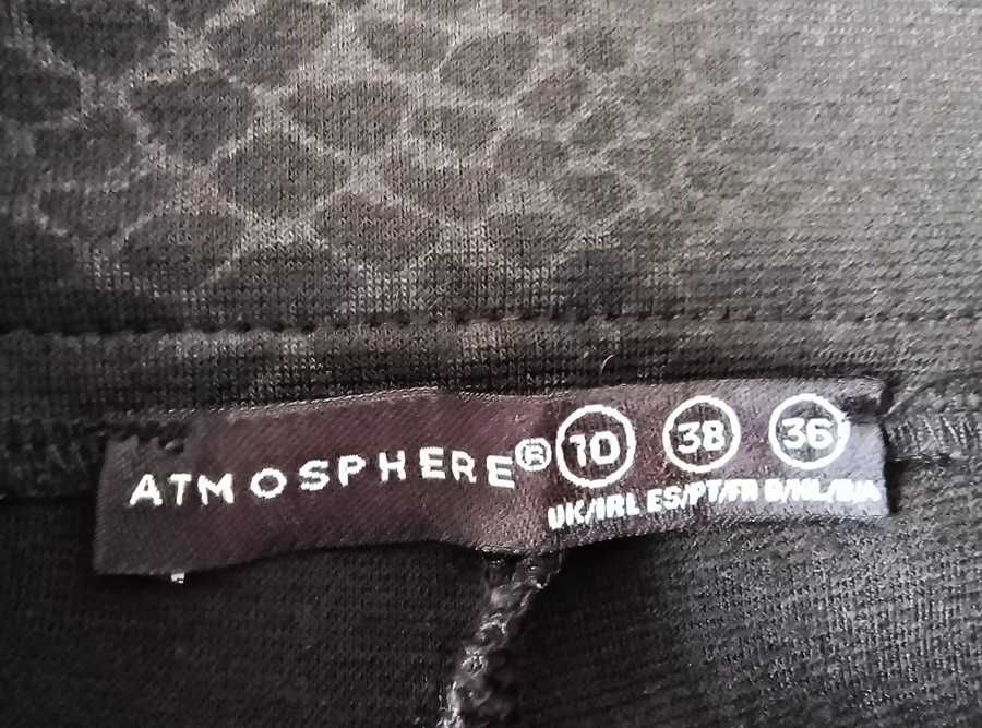 Atmosphere * czarne spodnie rurki legginsy * 38 M