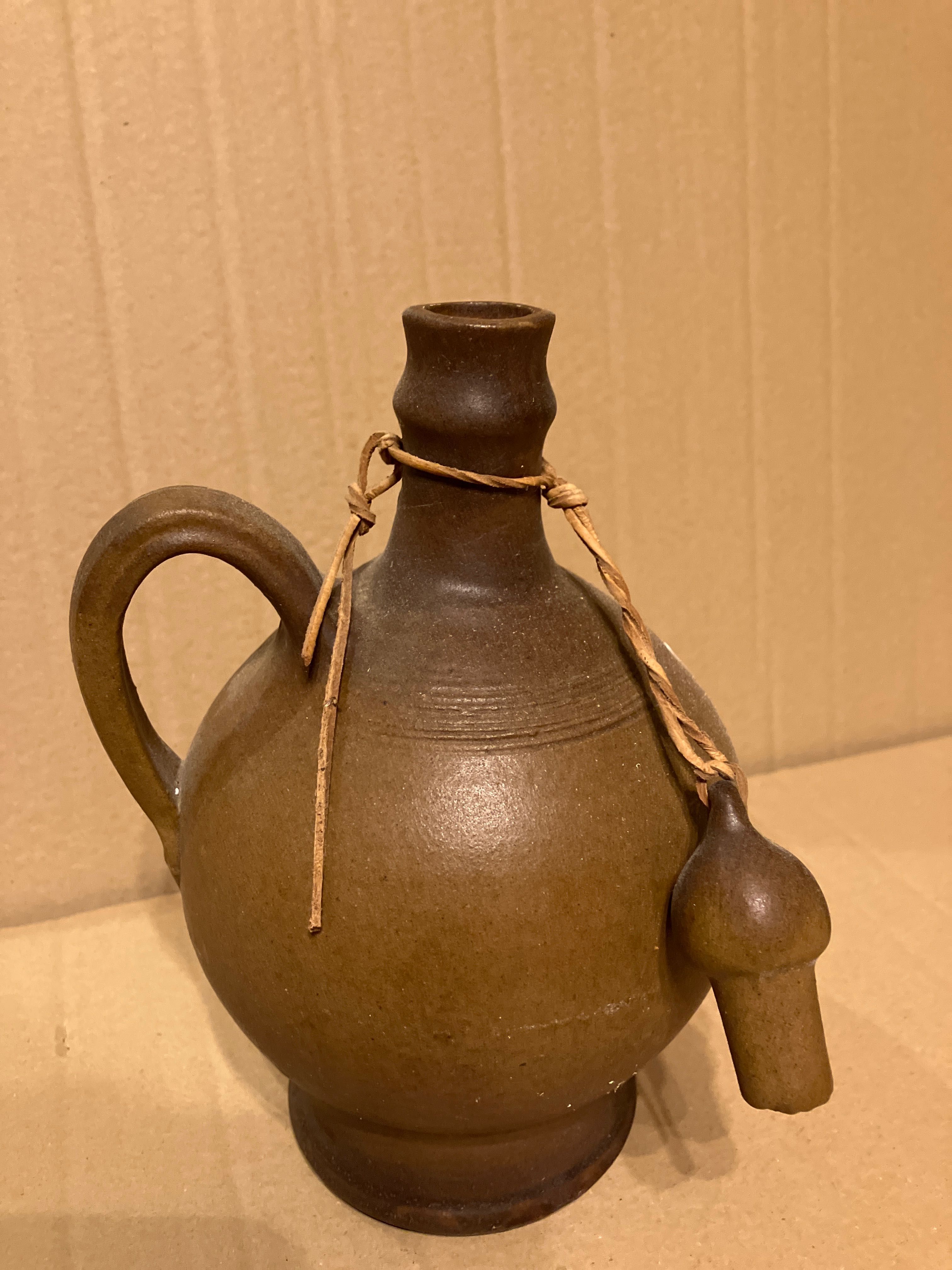 karafka ceramiczna, dzbanek, PRL
