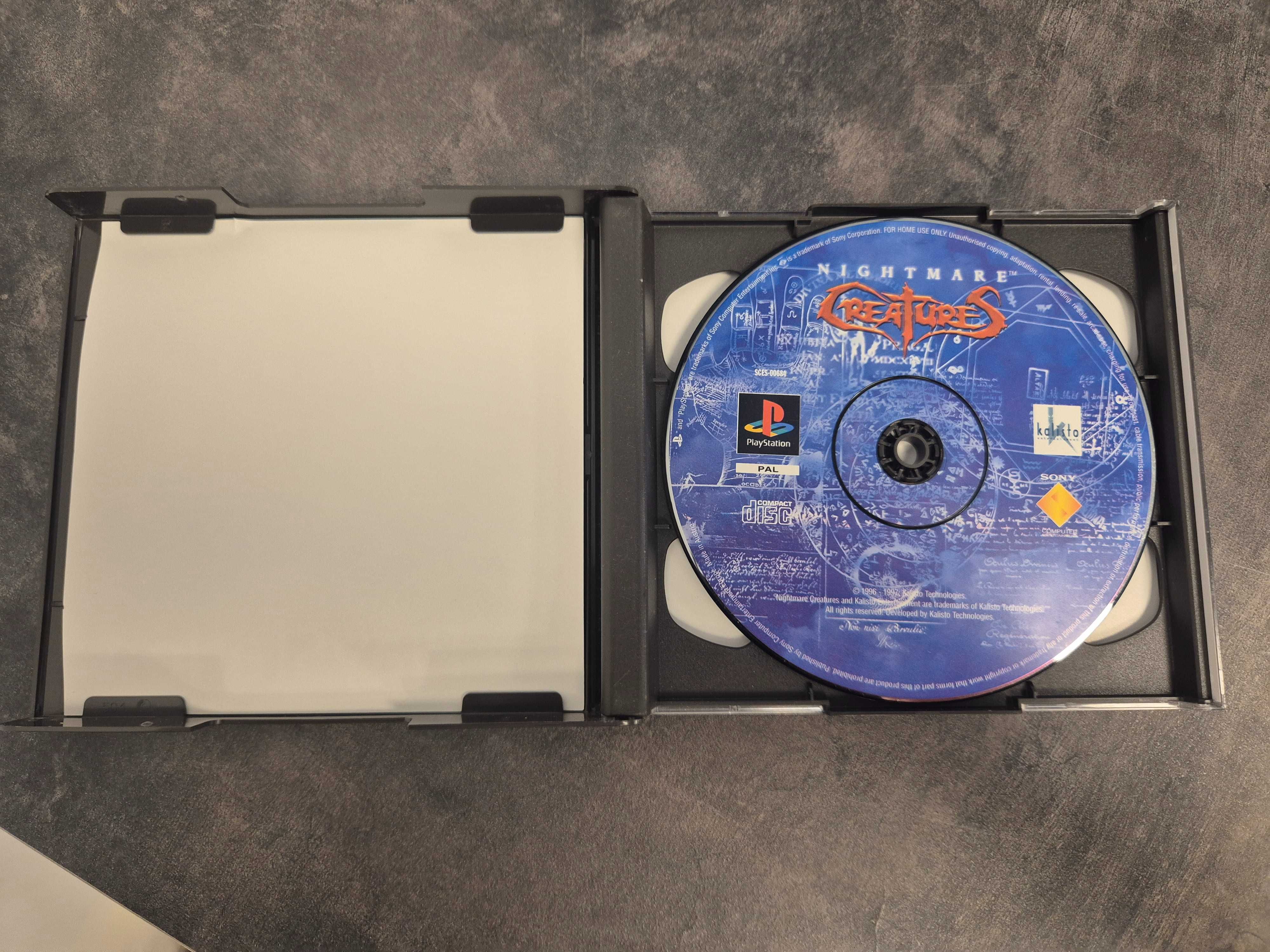 Gra na Playstation 1 NIGHTMARE Creatures sprawna