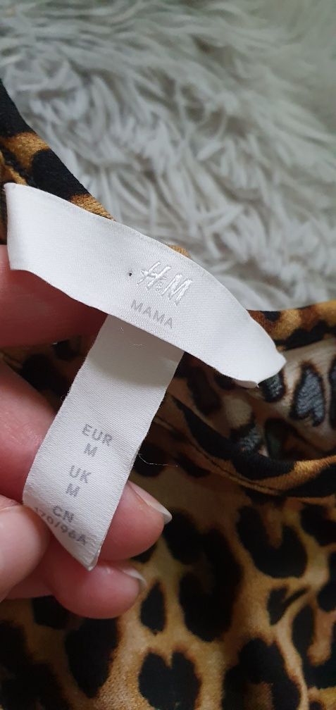 Sukienka ciążowa w panterkę H&M MAMA r. M