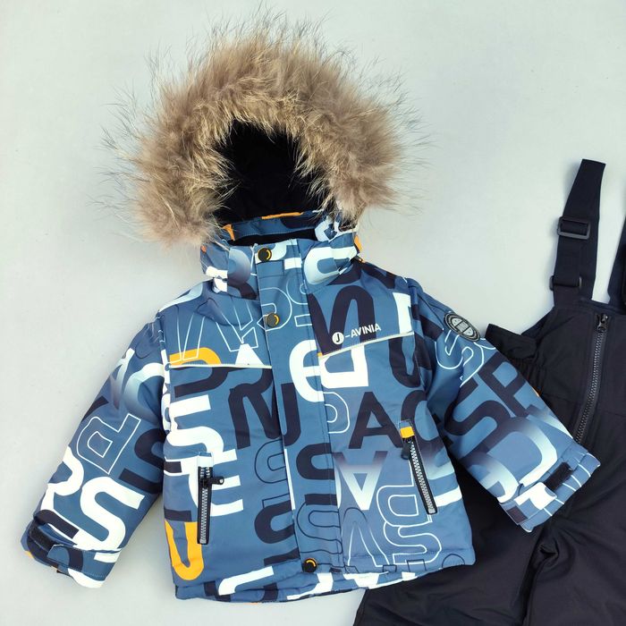 Зимовий термо комбінезон дитячий роздільний теплий мембрана на флісі