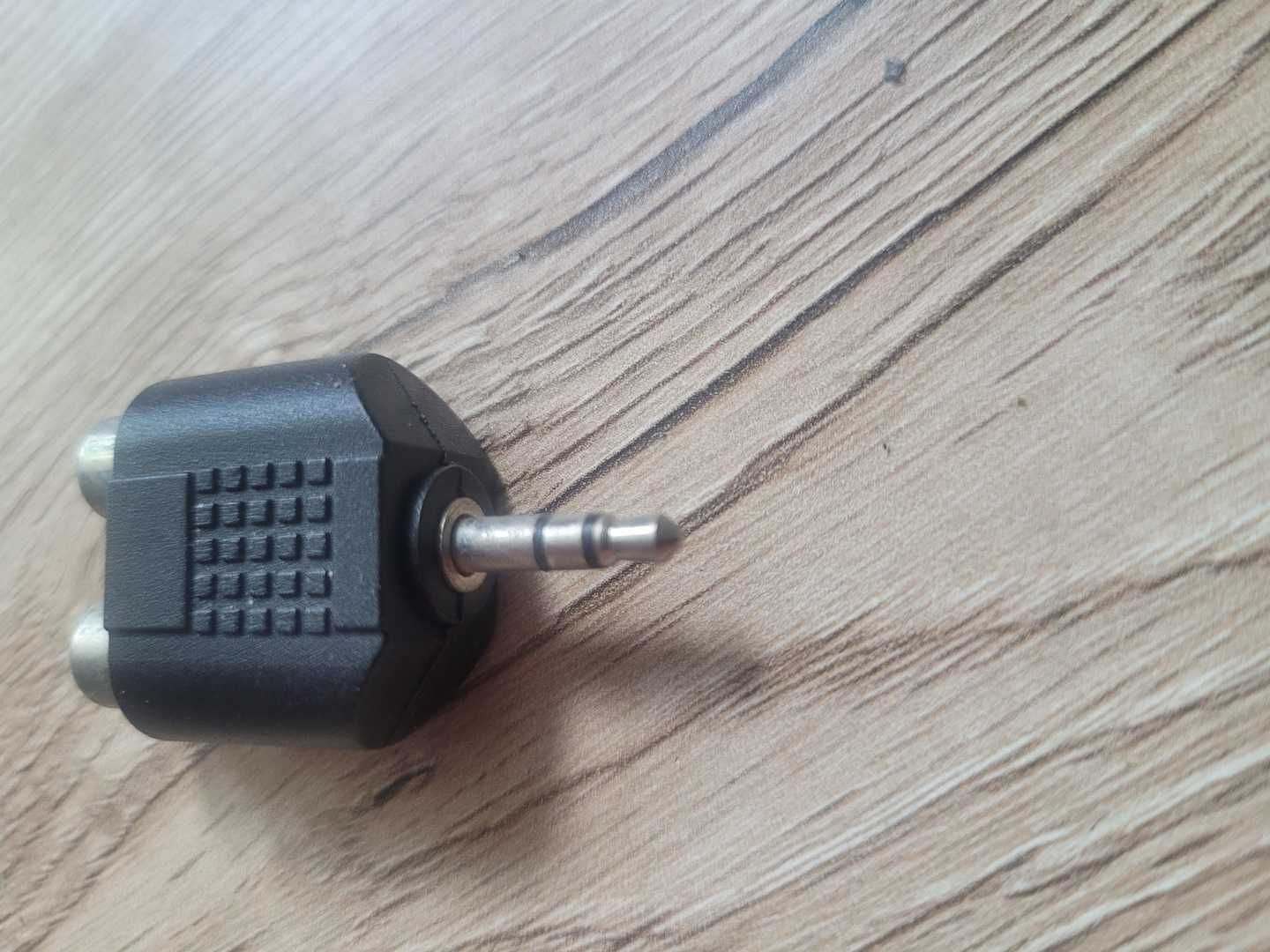 Adapter wtyk gniazdo Jack 6.35mm - 2 Cinch