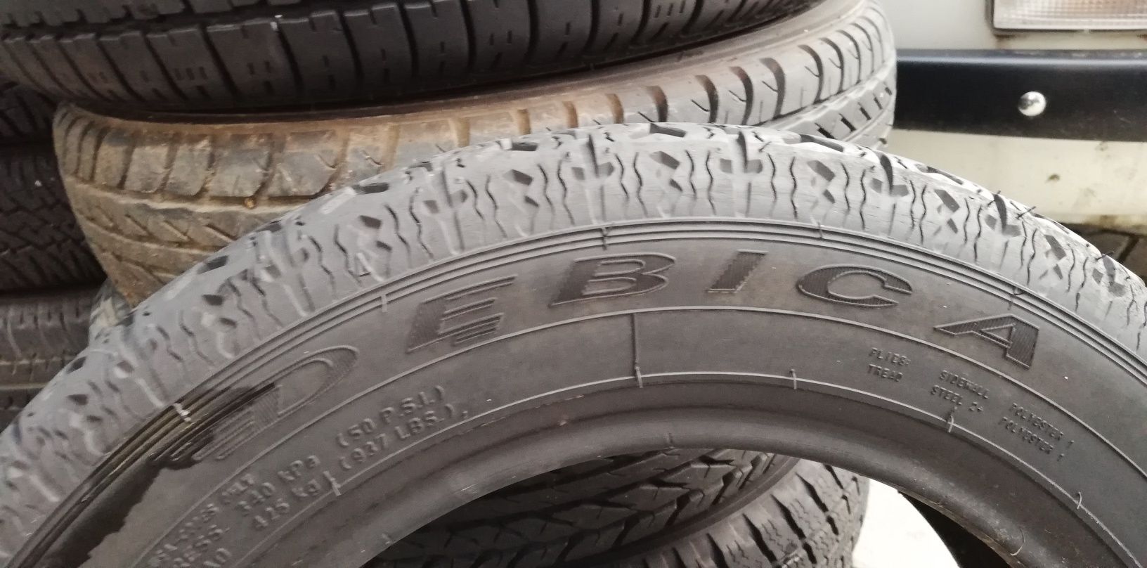 Fiat 126p bis opona d 124. Rozmiar 136/70R13