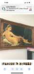 Quadro em tela de moldura dourada e trabalhada