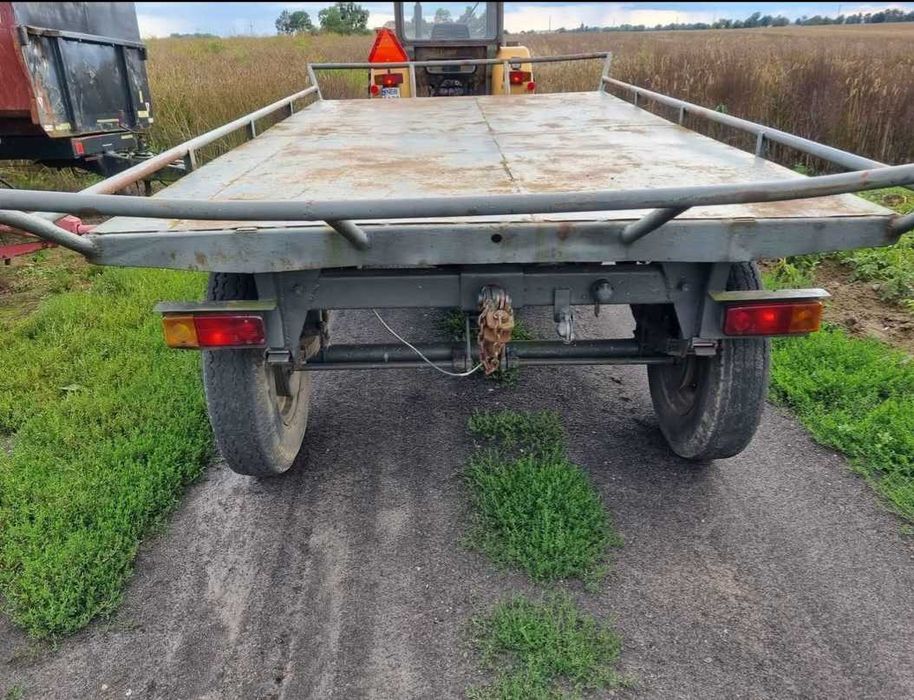 Podwozie przyczepy D46 4,5t autosan do slomy do bel skrzyniopalet