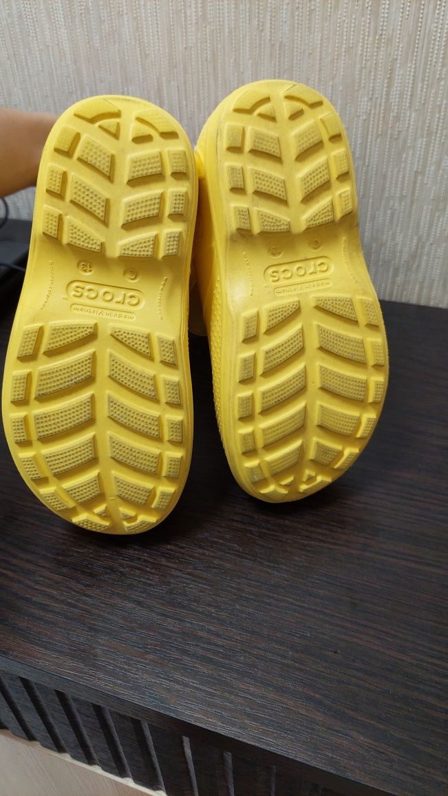 Гумові сапожки Crocs C13 оригінал ,  резиновые сапоги кроссы с 13