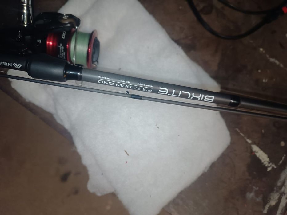 Zestaw spinningowy: Mikado Bixlite 5–25 g + Shimano Sienna 4000