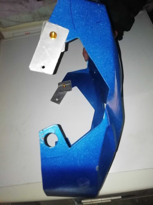 Peças farol da frente negat azul