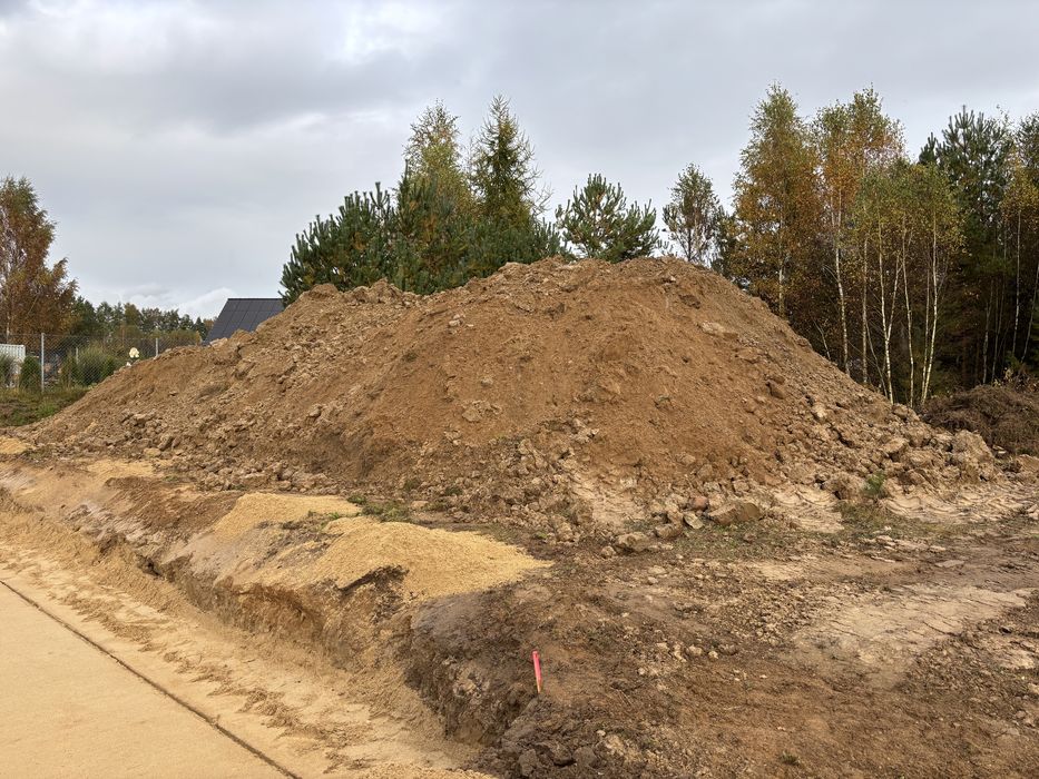 Ziema z wykopu, oddam ziemię