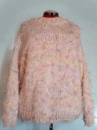 Gruby sweter handmade