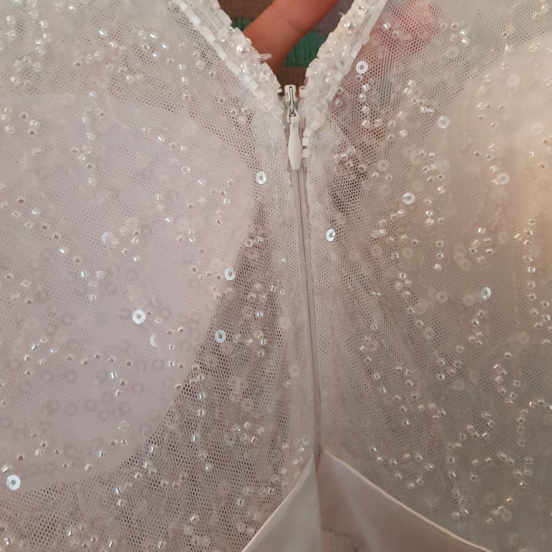 Suknia ślubna elegancka glamour