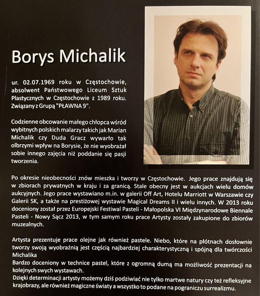 Borys Michalik obraz pastela