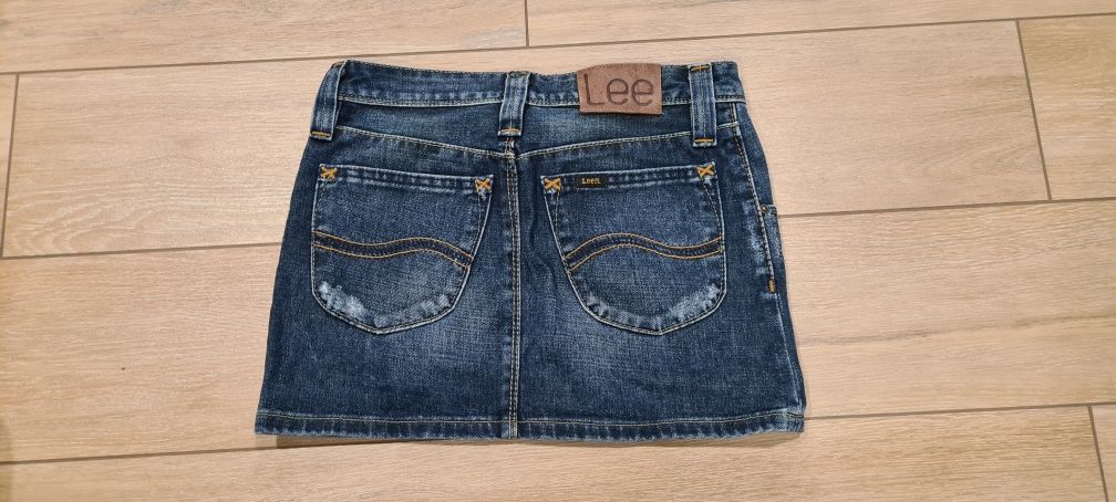 Spódnica lee mini jeans rozmiar M