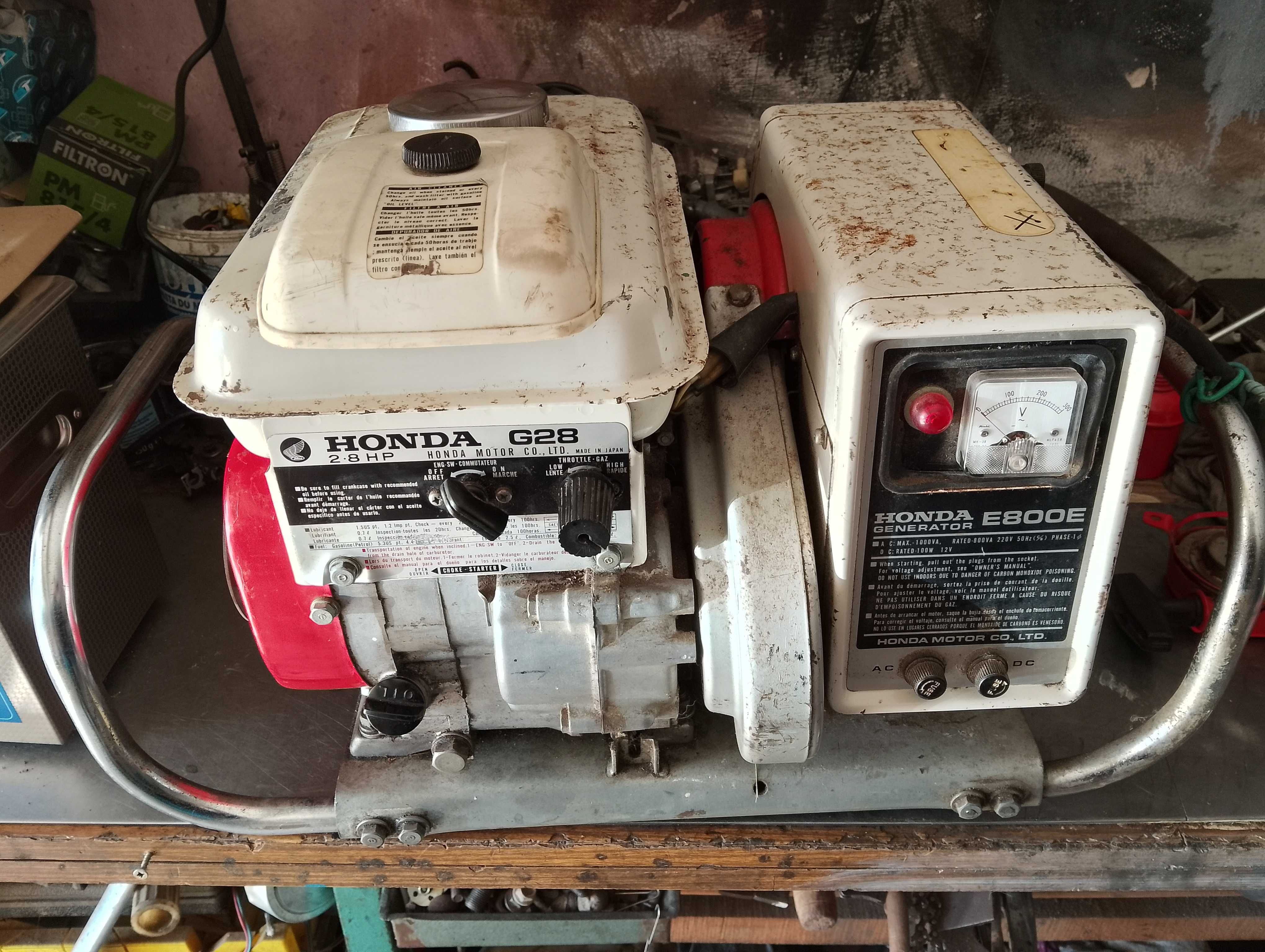 Agregat prądotwórczy honda E800E g28