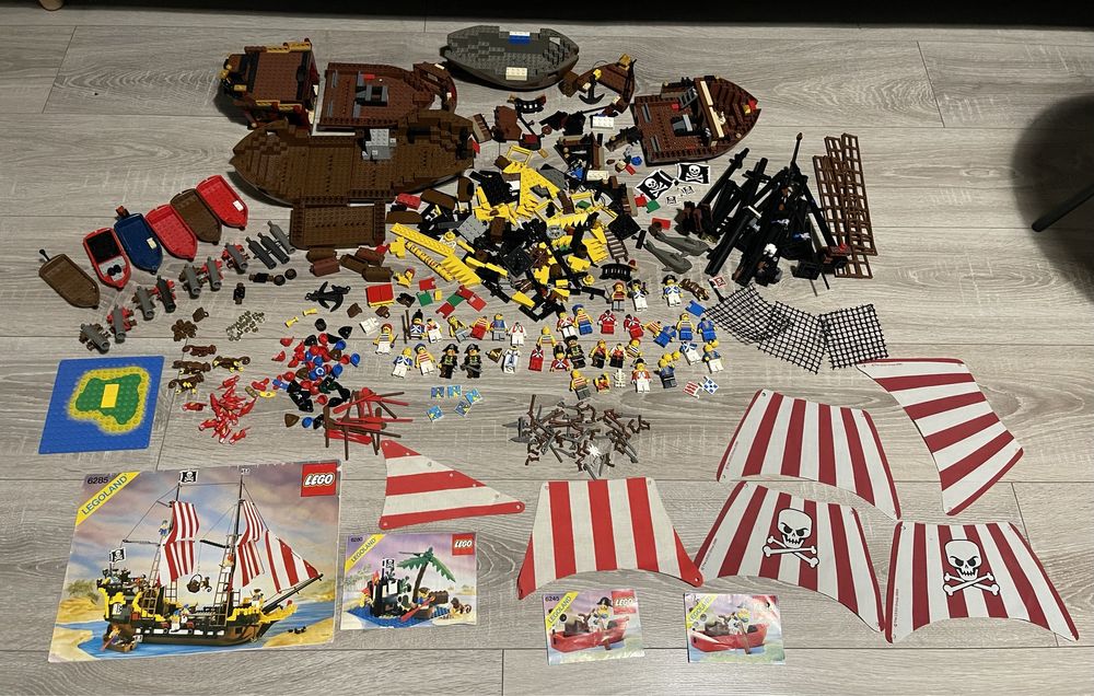 Lego Pirates mix zestawów figurek i akcesoriów