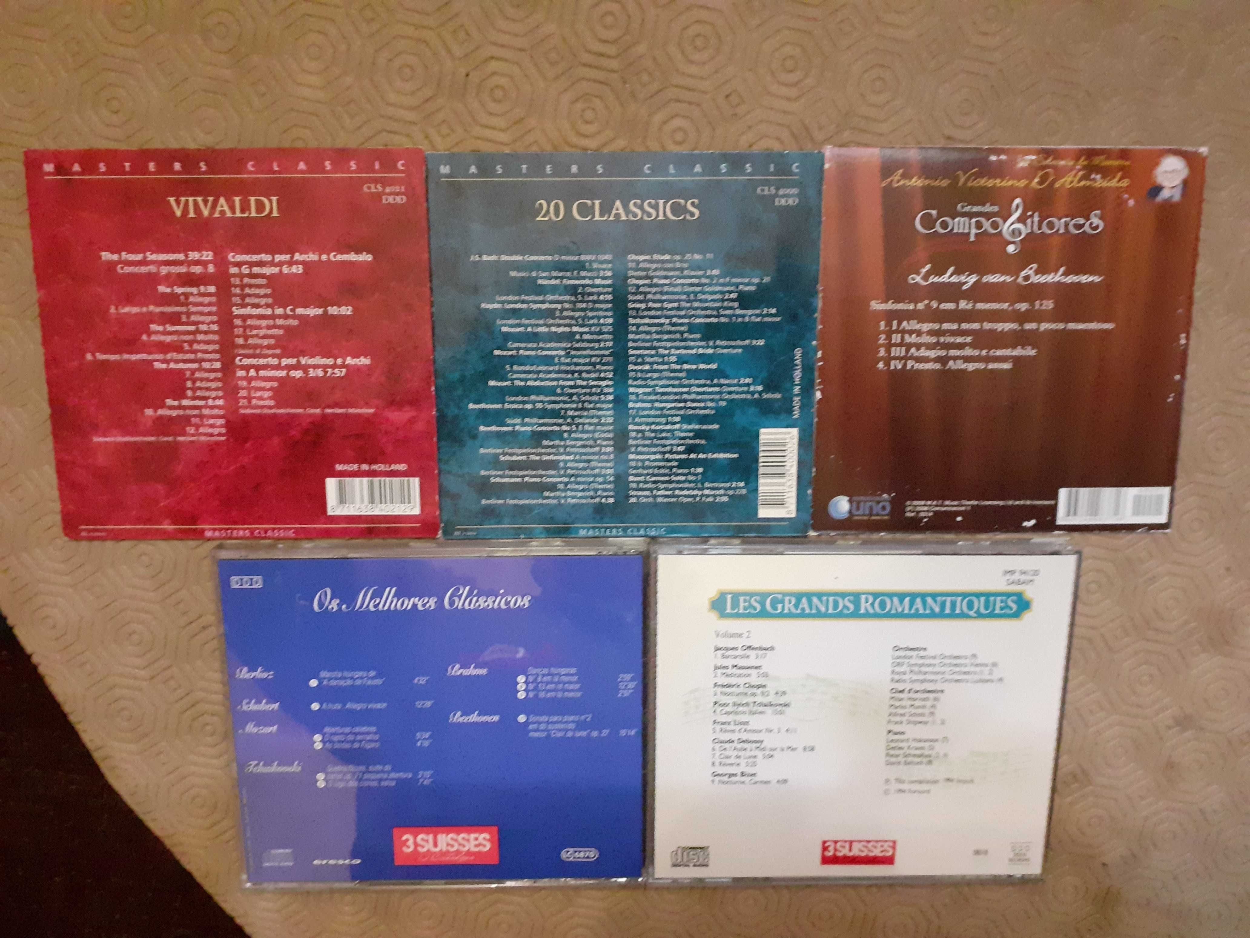 CD - Vivladi, Beethoven, Bach, Mozart, Chopin e outros (ORIGINAIS)