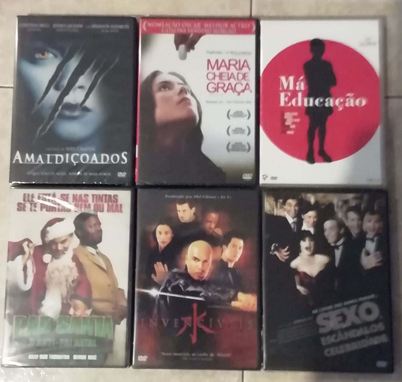 DVDs Vários filmes originais, selados