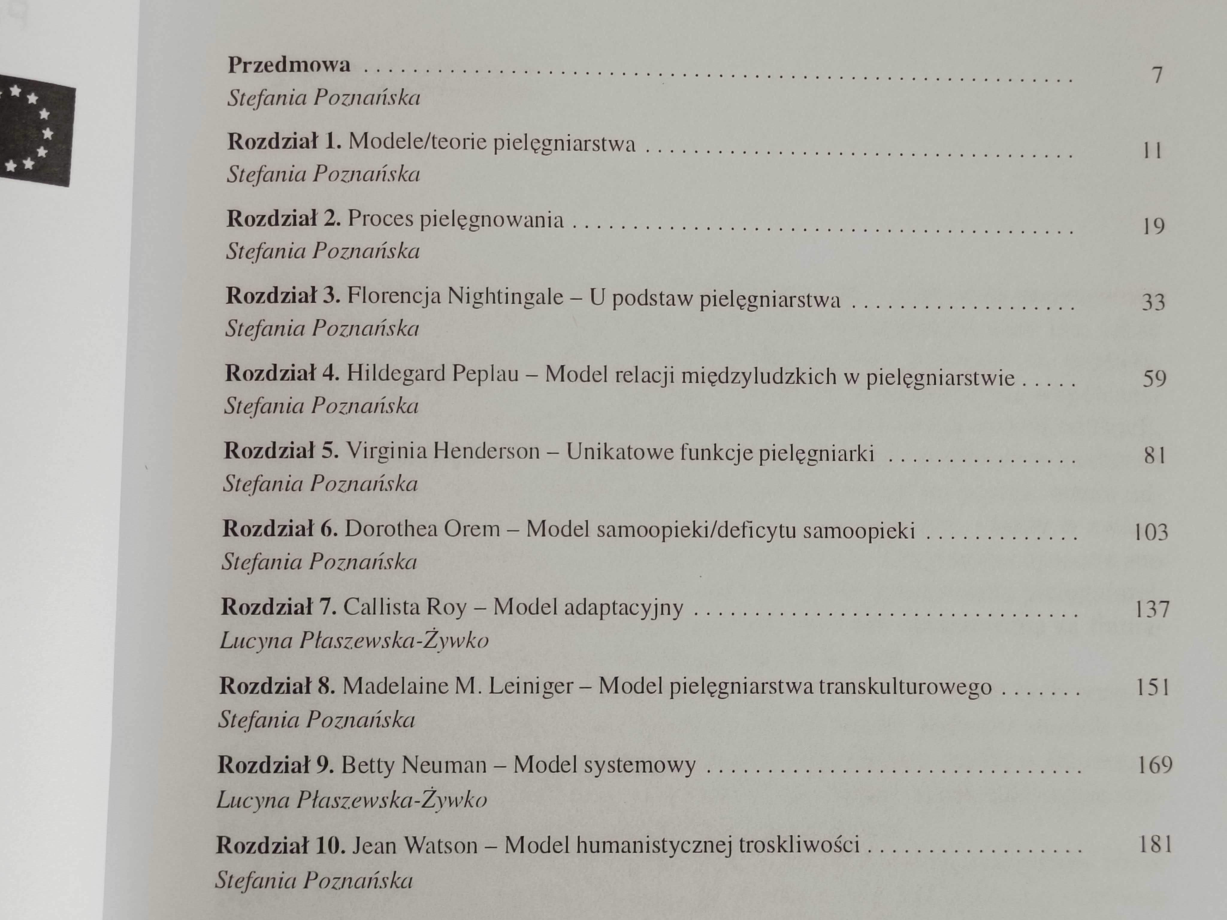 Wybrane modele pielęgniarstwa