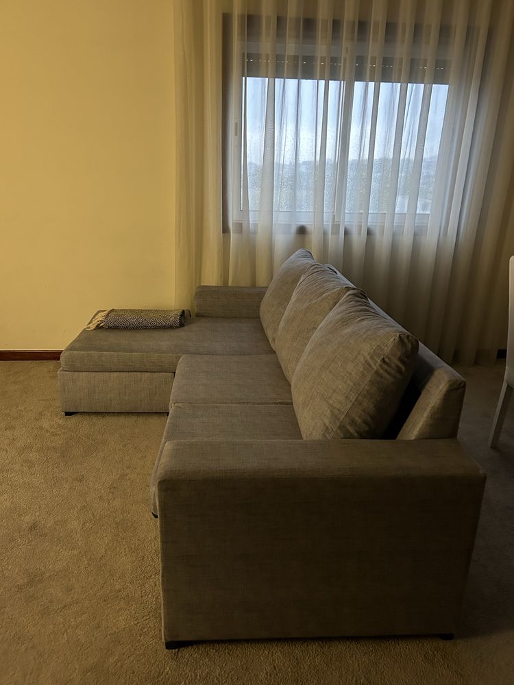 Sofa 3 lugares com chaise long