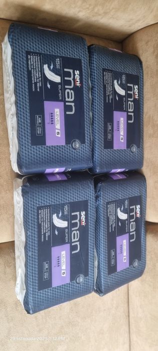 Wkładki urologiczne Man Seni. 4 opakowania