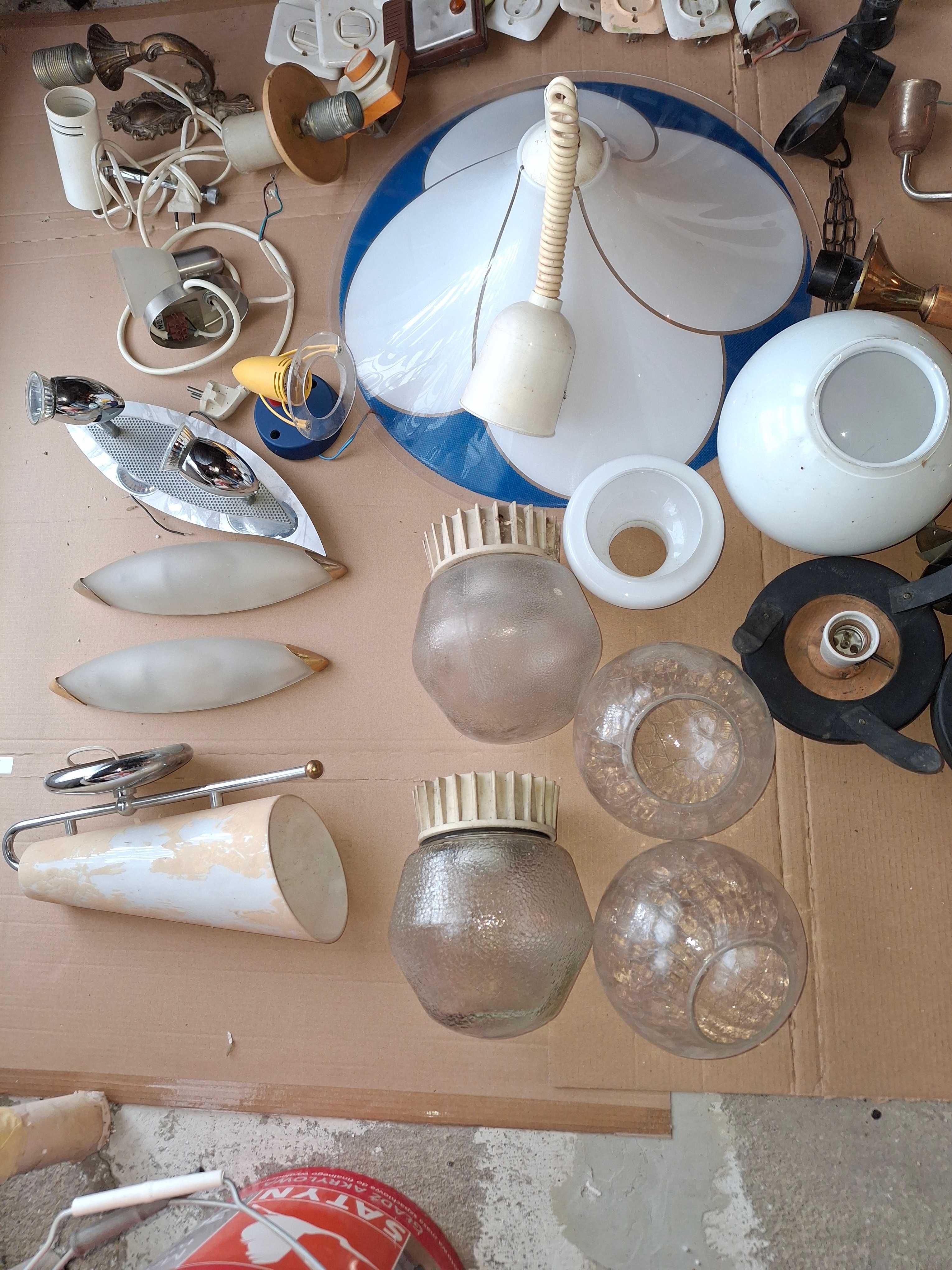 Lampy i klosze vintage SUPER CENA!