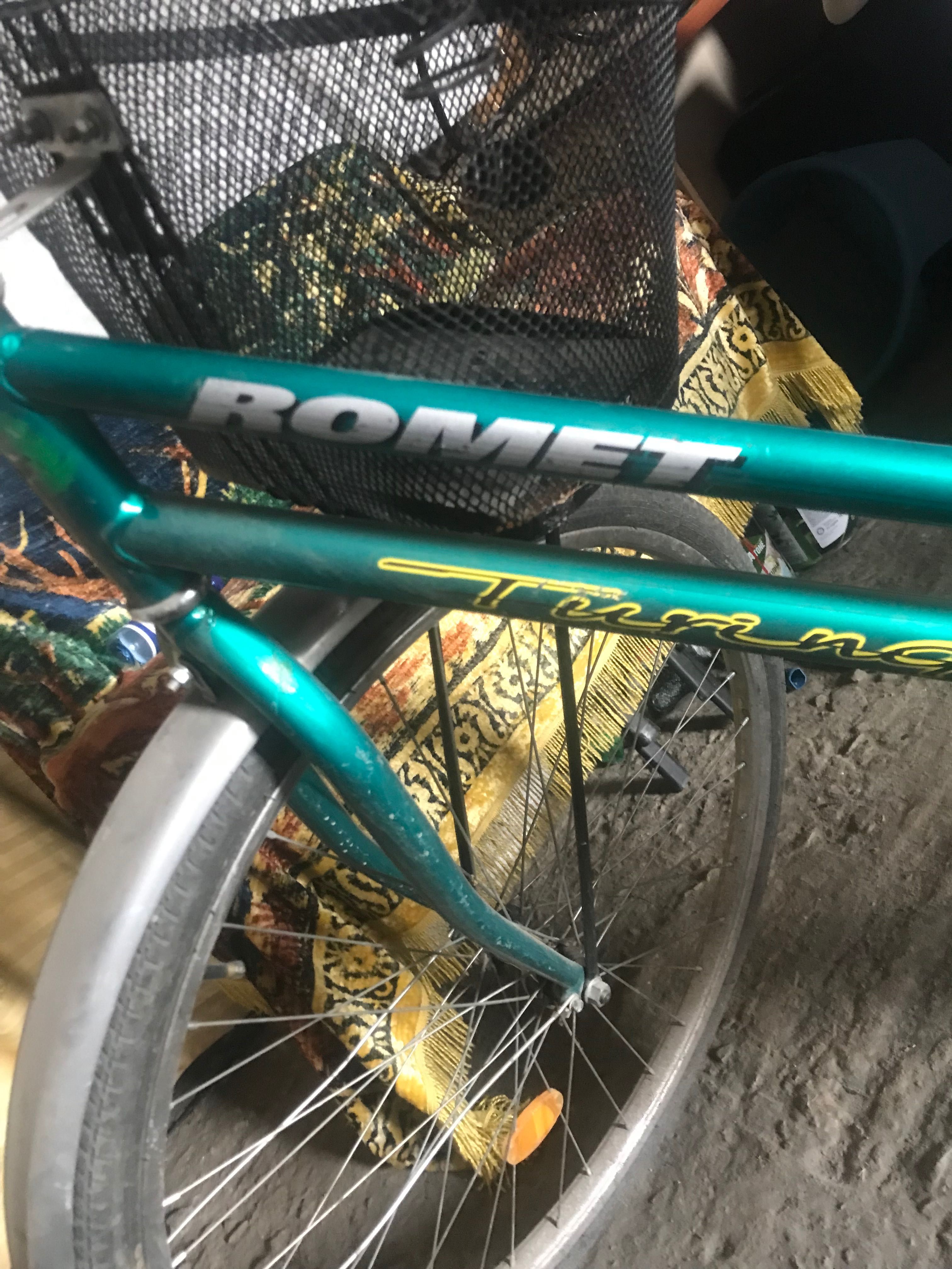 Велосипед ROMET зелений