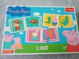 Świnka Peppa puzzle co do kogo należy skojarzenia