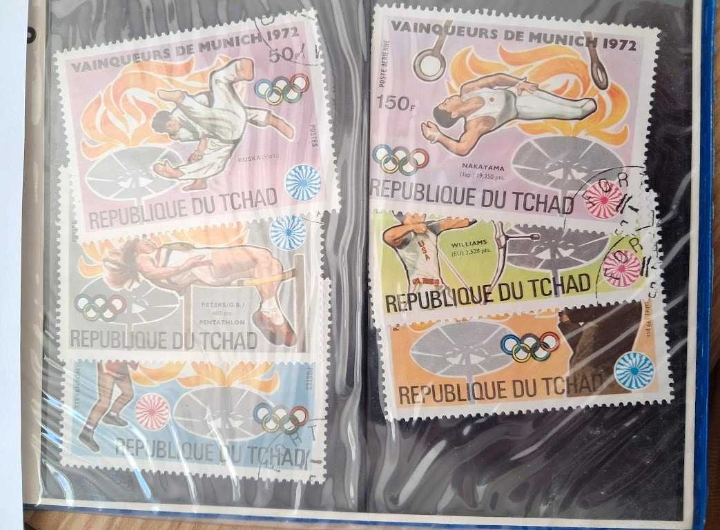 7 séries - 80 selos raros dos anos 70
