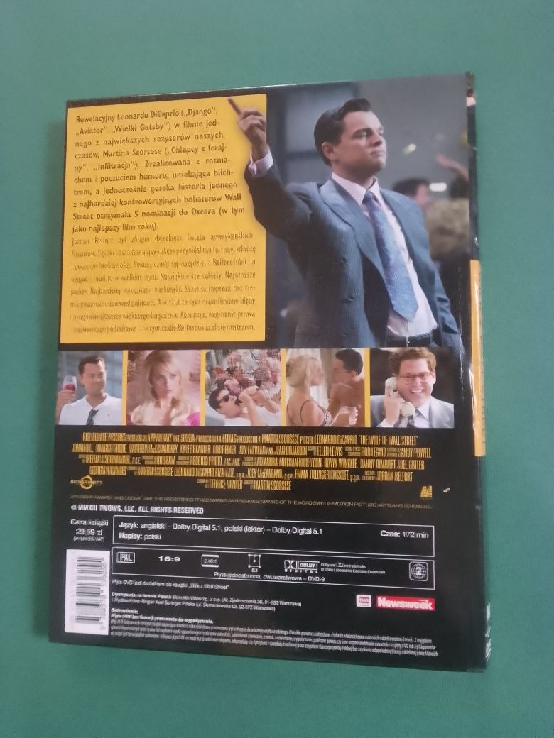 Film dvd Wilk z Wall Street