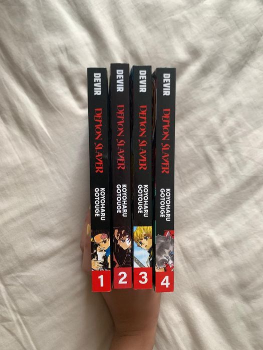 pack " demon slayer " com 4 volumes