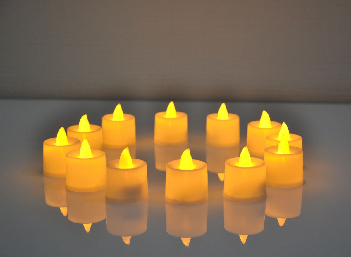 Світлодіодні свічки жовтий теплий