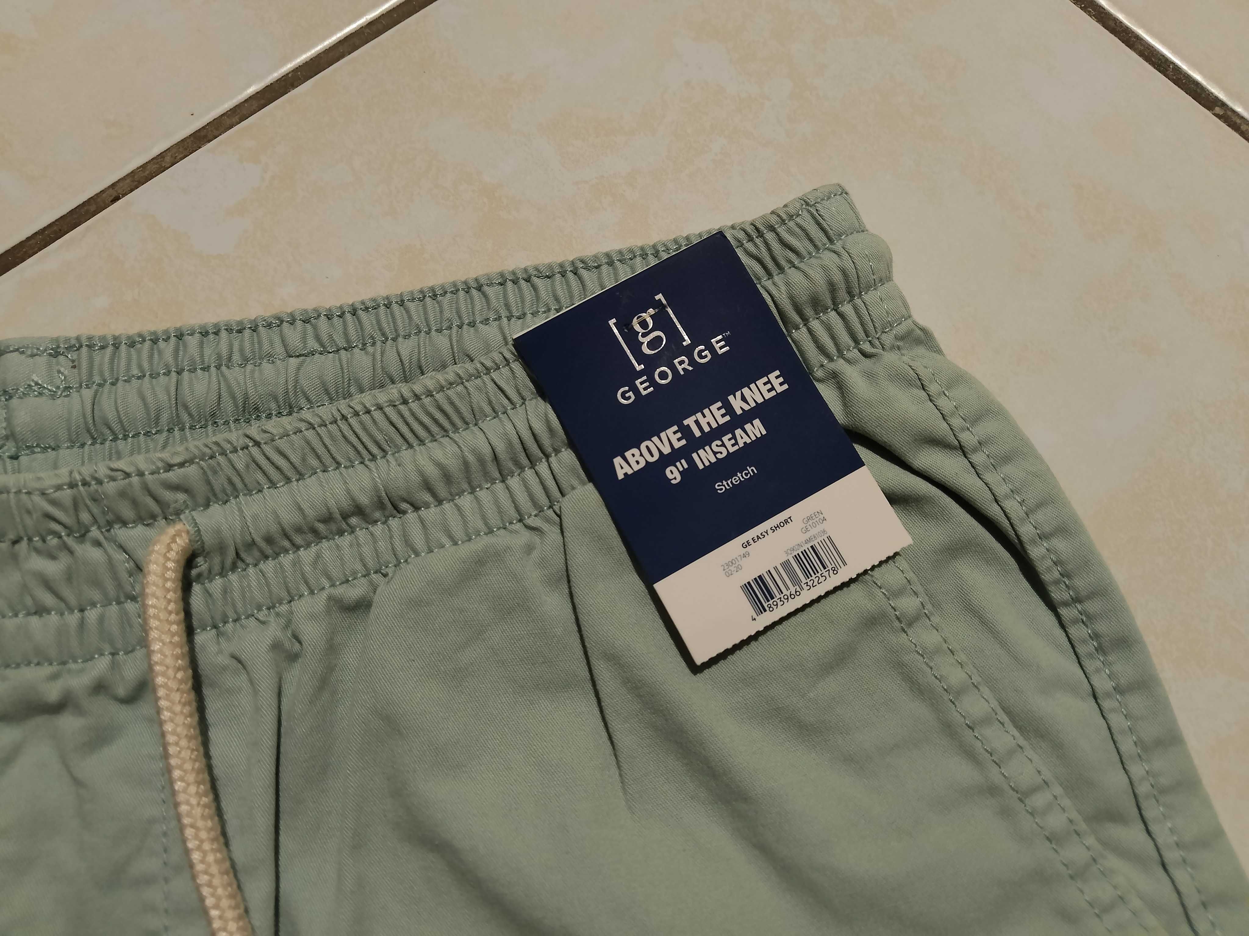 GEORGE USA - NOWE z Metkami Spodenki Męskie pas 78-88cm