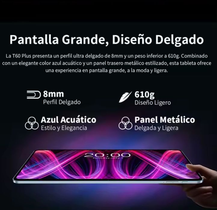 Tablet Teclast T60 Plus 12 cali Android 14 klawiatura